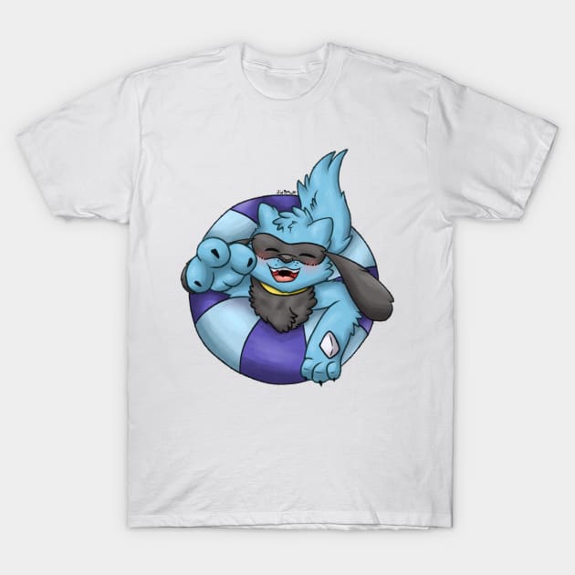 Swimmer boi (Fox) T-Shirt by JwBASH